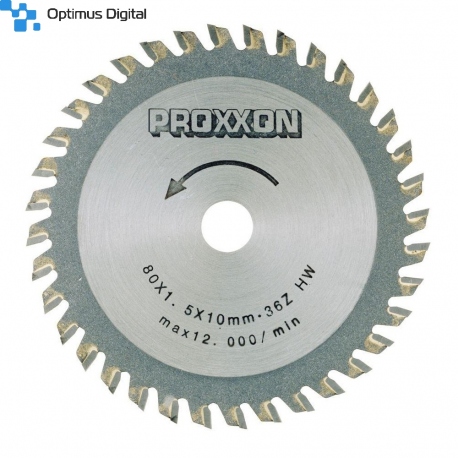 Proxxon 28731 - 85mm Crosscut Saw Blade Super Cut for FKS/E 80-Teeth