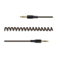 3.5 mm Stereo Spiral Audio Cable, 1.8 m