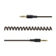 Cablu Audio Jack Stereo 3.5 mm Spiralat T-T 2 m