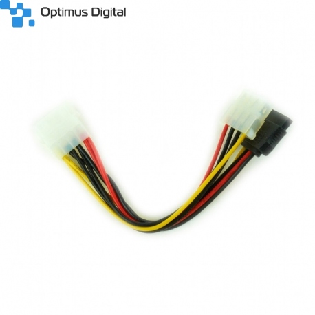 Cablu Alimentare Molex La Sata + Molex T-M