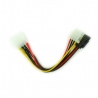 Molex Female to Molex Male + Serial ATA Power Cable