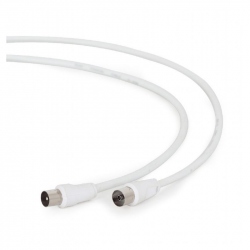 TV Plug to TV Socket 1.8 Meter, White Color