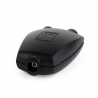 Splitter de Semnal Optic TOSLINK cu 2 Porturi Negru