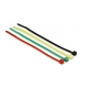 Self-Locking Nylon Cable Ties,100 mm x 2.5 mm, 4 Color Set, Bag of 100 pcs