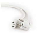 Power Cord (C13), VDE Approved, White, 6 ft