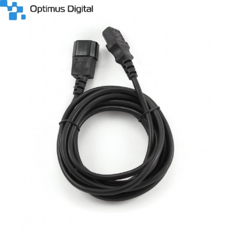 Power Cord (C13 to C14), VDE Approved, 3 m
