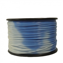 Filament care isi Schimba Culoarea la Temperatura 1.75 mm 1 kg - din Albastru in Alb