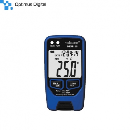 Temperature and Humidity Datalogger with USB Interface