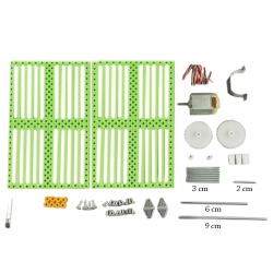 Kit Generator de Tensiune cu Manivelă și Leduri