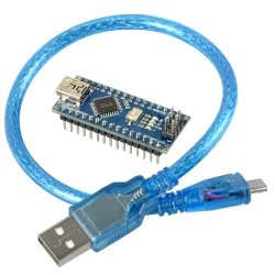 Development Board Compatible with Arduino Nano (ATmega328p and CH340) with 50 cm Cable