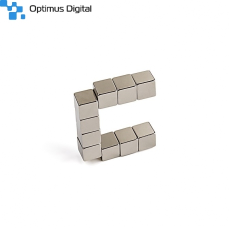 Magnet Cubic din Neodim N35 10 x 10 x 10 mm