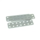 Rectangular metal fixing plate 35x10 mm