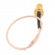 Conector SMA Tată cu Fir