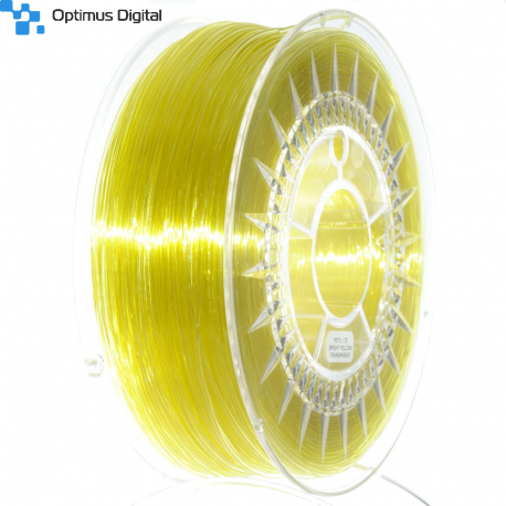 PET-G Bright Yellow Transparent, 1.75 mm