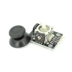 Modul Joystick Biaxial Negru cu 5 pini