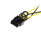 2 x 15-pin SATA Power Cable to PCI EXPRESS 8-pin