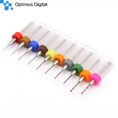 Mini PCB Drill Set 0.3 - 1.2 mm (10 pcs)