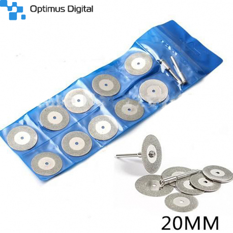 20 mm Diamond Discs for Cutting and Grinding (10 pcs)