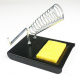 Rectangular Soldering Iron Stand with Solder Support