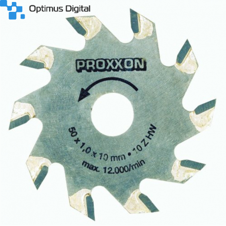 Proxxon 28016 - Tungsten Tipped Saw Blade 50mm Ø x 1.1mm (10mm bore) 10 teeth
