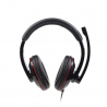 Stereo Headset, Glossy Black