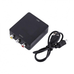 HDTV to AV /  HDTV to RCA - Black Converter