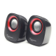 Stereo Speaker, Black/Red