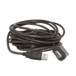 Prelungire Cablu Negru Compatibil cu USB 2.0, 10 m