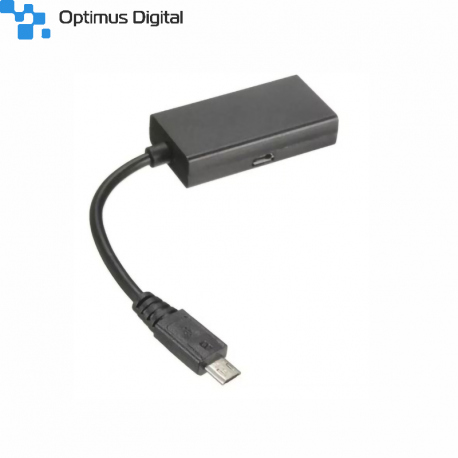 Adaptor MHL Compatibil cu HDMI - Negru