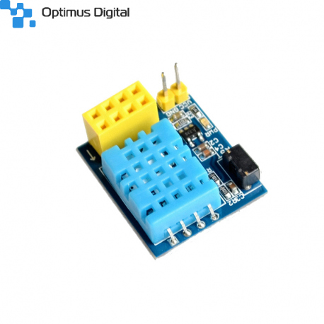 Placă Senzor de Temperatură și Umiditate DHT11 pentru Modulele ESP8266 ESP-01 și ESP-01S