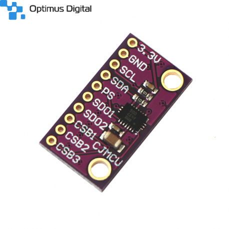 BMX055 9DoF Inertial Sensor Module with SPI and I2C Interface (Accelerometer, Gyroscope and Compass)