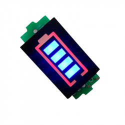 Modul Indicator Albastru de Tensiune pentru Acumulatori LiPo 6.8 - 8.4 V (2s)