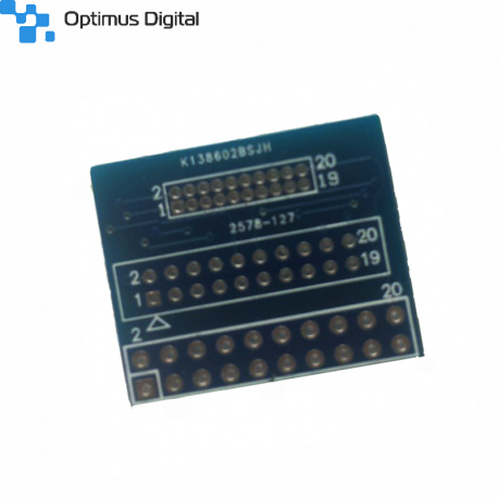2x10 Pin Adapter Board (1.27 mm, 2.0 mm, 2.54 mm)