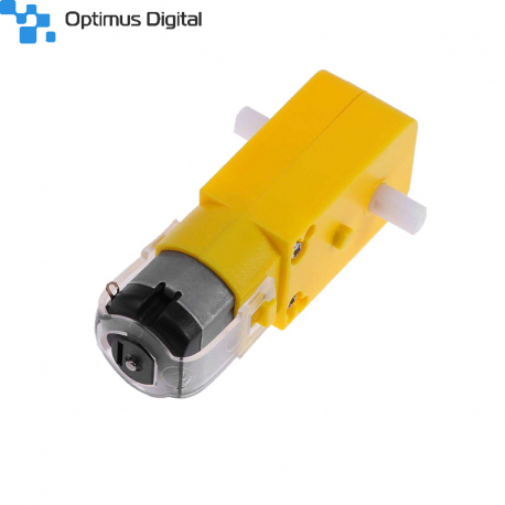 Motor cu Reductor din Plastic și Ax cu Diametrul de 4 mm (6 V, 96 RPM)
