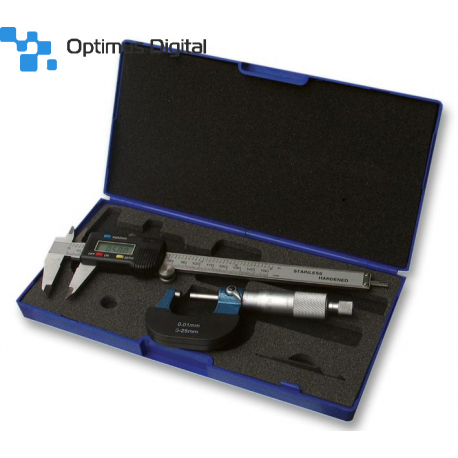 Digital Caliper & Mechanical Micrometer Set