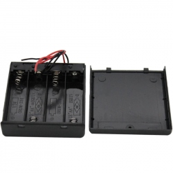 Battery Case with Cover (4 x R6)