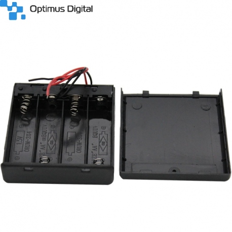 Battery Case with Cover (4 x R6)
