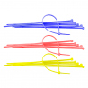 Colier Plastic Colorat Verde (set 100 buc)