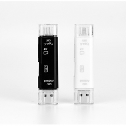 Multi Adaptor și Cititor de Carduri SD cu USB 3.1 Tip C Negru