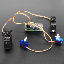 Shield Adafruit cu 16 Canale PWM Servo Bonnet pentru Raspberry Pi