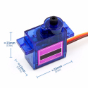 Servomotor SG92R 9g 2.5 kg.cm, 4.8 V