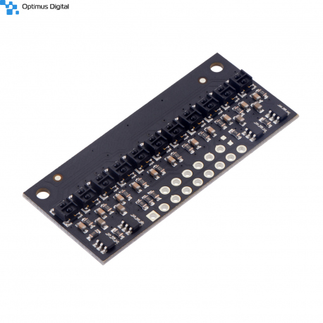 QTR-HD-11A Reflectance Sensor Array: 11-Channel, 4mm Pitch, Analog Output