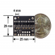 QTRX-HD-09A Reflectance Sensor Array: 9-Channel, 4mm Pitch, Analog Output, Low Current