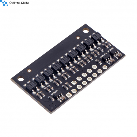 QTR-HD-09A Reflectance Sensor Array: 9-Channel, 4mm Pitch, Analog Output