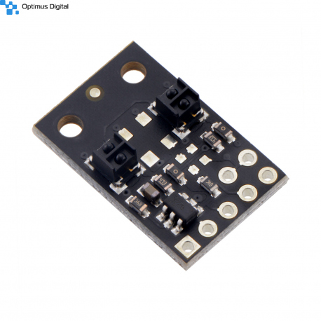 QTR-MD-02A Reflectance Sensor Array: 2-Channel, 8mm Pitch, Analog Output