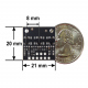 QTRX-MD-03A Reflectance Sensor Array: 3-Channel, 8mm Pitch, Analog Output, Low Current