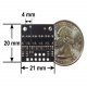 QTRX-HD-05RC Reflectance Sensor Array: 5-Channel, 4mm Pitch, RC Output, Low Current