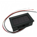 0.56" Red DC Panel Voltmeter with 3 Wires (0 - 30 V)