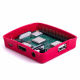 White and Red Case for Raspberry Pi 3 Model A+