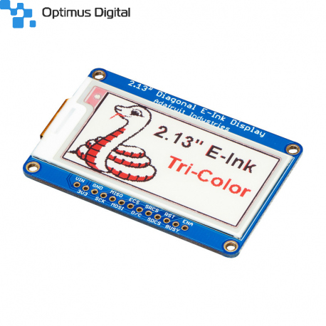 Adafruit 2.13" Tri-Color eInk / ePaper Display with SRAM - Red Black White